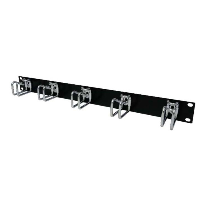 Rittal Rangierpanel 1U RAL9005 Support 43x55mm DK 5502.205