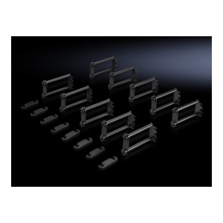 Rittal Support de câbles 1U 19" système à trous DK 7111.214