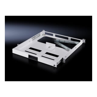 RITTAL Tastaturschublade 1HE 19Z Befestigung DK 7281.200