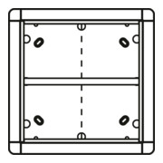 Ritto Cadre AP Portier blanc 4 fois, carré 230x230 mm 1883570-1