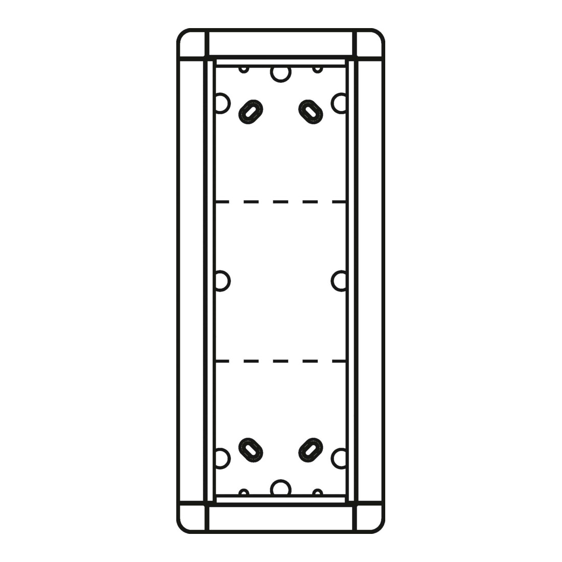 Ritto Cadre de portier AP si triple, 133x326mm 1883320