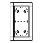 Ritto Cadre encastré UP si 2 places, 141x238 mm 1881220-1