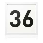 Ritto Module d'information Portier ws 1 voie, 95x95x33mm 1876170-1