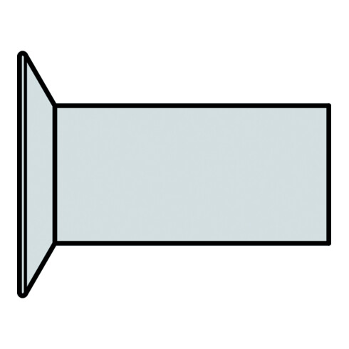 Rivet aveugle magazine Gesipa G-Speed® tête fraisée en aluminium 3,2x 4,0, longueur L4 : 485 mm, oversize