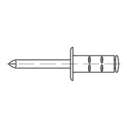 Rivet aveugle à tige multi-grip PolyGrip forme A
