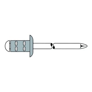 Rivets aveugles Gesipa PolyGrip aluminium/acier