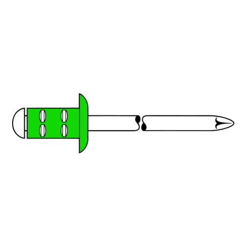 Rivets aveugles Gesipa PolyGrip A4 Acier inoxydable 3,2 x 11