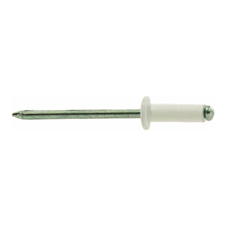 Rivets aveugles Gesipa PolyGrip Alu/Nirosta 3,2 x 8 RAL 9010 Blanc pur