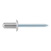 Rivets aveugles Gesipa rainurés Alu/Acier 3.2 x 10-1