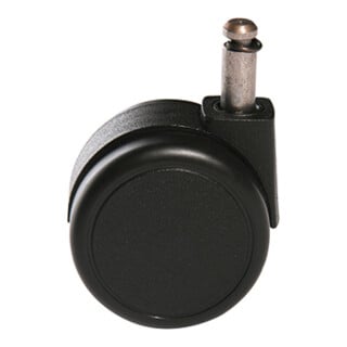 Rl.f.weiche BD D.55mm f.Bürodrehstuhl Stift-L.25mm Stift-D.10mm 5 St/Btl.TOPSTAR