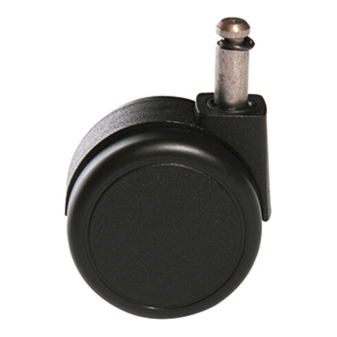 Rl.f.weiche BD D.55mm f.Bürodrehstuhl Stift-L.25mm Stift-D.10mm 5 St/Btl.TOPSTAR