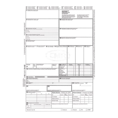 RNK Frachtbrief CMR 2100 DIN A4 4teilig SD