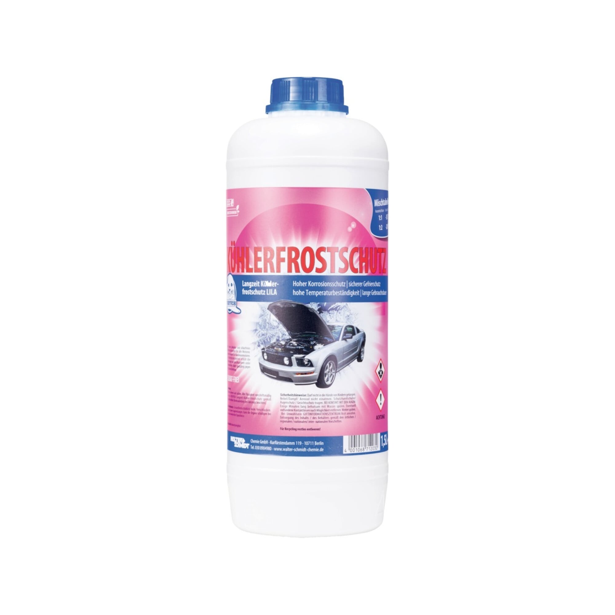 Robbyrob Kühlerfrostschutz R12+ lila silikatfrei 1,5L ; Walter Schmidt Chemie GmbH