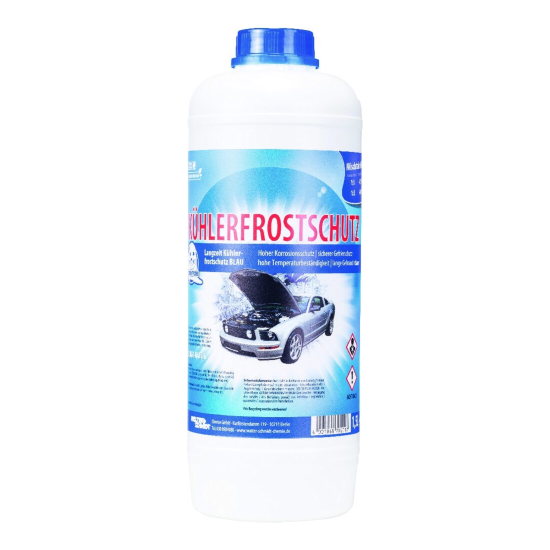 Robbyrob Liquide de refroidissement antigel R11 bleu 1,5 litre