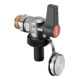 Robinet à boisseau sphérique KFE Oventrop Optiflex pour Solar DN 15 équerre, nickelé-1