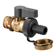Robinet à boisseau sphérique OV Optiflex auto-étanche. Filetage extérieur,m. Vis pour tuyau flexible.1/2