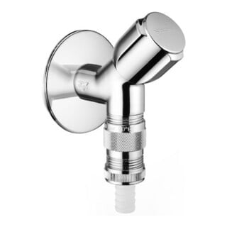 Robinet à siège incliné Schell COMFORT m. RV Position du flexible de sécurité chrome 1/2