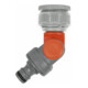 Robinet coudé SB GARDENA pour robinet d'eau de 26,5 mm (G 3/4) avec filetage de 33,3 mm (G 1), pour robinet d'eau de 21 mm (G 1/2) avec filetage de 26,5 mm (G 3/4)-1