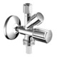Robinet d'angle combiné Schell QUICK COMFORT pour 1/2 adaptateur de prise chromé-1