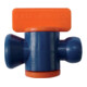 Robinet d'arrêt taille 1/2 po. avec raccord articulé sachet avec 2 un. LOC-LINE-1