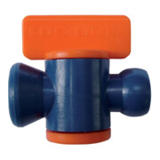 Robinet d'arrêt taille 1/4 po. avec raccord articulé sachet avec 2 un. LOC-LINE