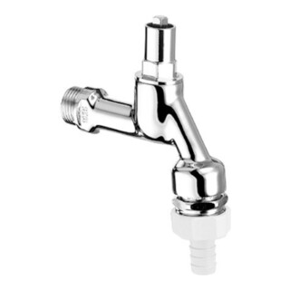 Robinet de vidange Schell pour clé à douille 1/2 chromé