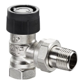 Robinet thermostatique OVENTROP série A DN20, R 3/4, PN10, coudé