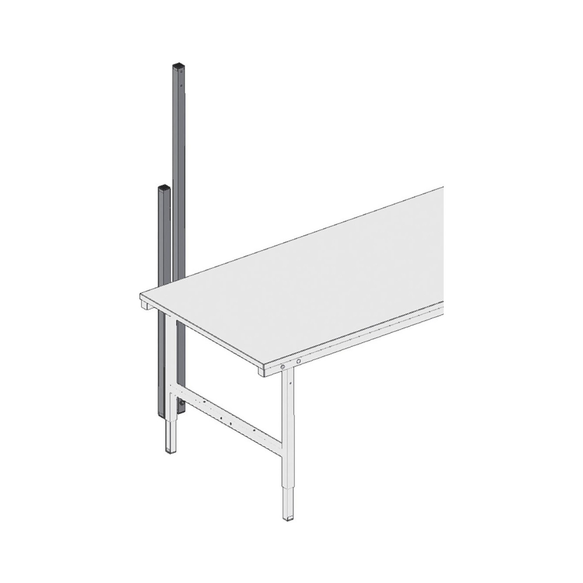 Rocholz Befestigungsholm SYSTEM 2000 lang