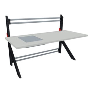 Rocholz Pack- und Arbeitstisch MODUL 5000 2000x1040x1330 mm mit integrierter Waage