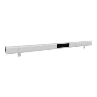 Rocholz Rückwandbord mit Energieleiste SYSTEM 2000 1890x50x100 mm