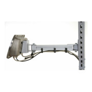 Rocholz SYSTEM FLEX Halter für Waagenanzeige am Einzelgelenkarm 117x325x135 mm aus HR-Profilrohr
