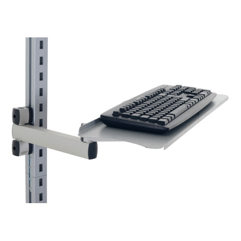 Rocholz Tastatur- und Mausablage mit Gelenkarm 640x728x120 mm
