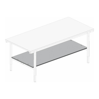 Rocholz Zwischenboden SYSTEM BASIC 1525x650x19 mm