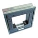 ROECKLE Niveau à cadre 150×150 mm/0,02 mm/m avec règle-1