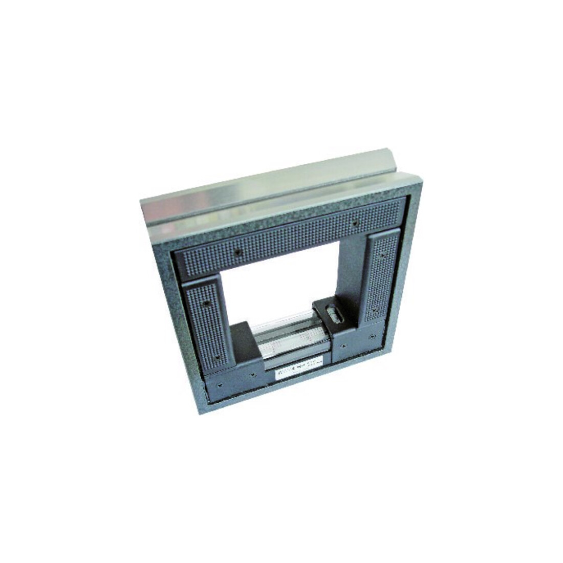 ROECKLE Niveau à cadre 150×150 mm/0,02 mm/m avec règle