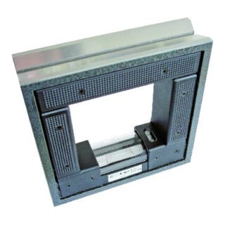 ROECKLE Rahmen-Richtwasserwaage 200x200mm/0,1mm/m