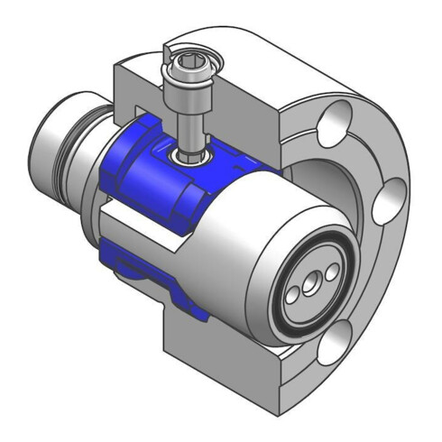 RÖHM Anbauflansch m.Einbauspannsatz HSK-C25