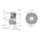 RÖHM Anbauflansch m.Einbauspannsatz HSK-C25-5