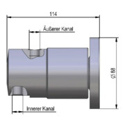 RÖHM Deublin-Einführung 2-FACH D88 KSS/LUF
