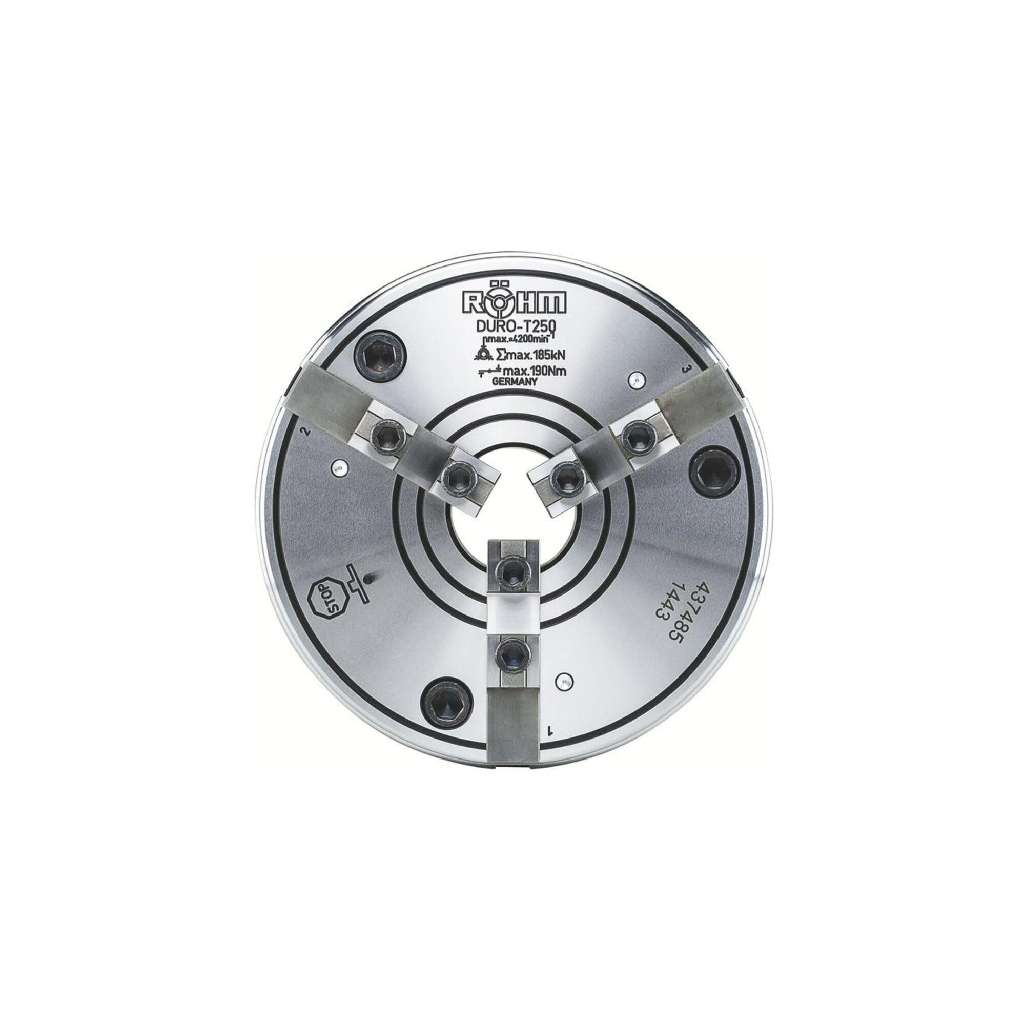 RÖHM DURO-T 500, KK 15, ISO702 2, Camlock, Grundbacken