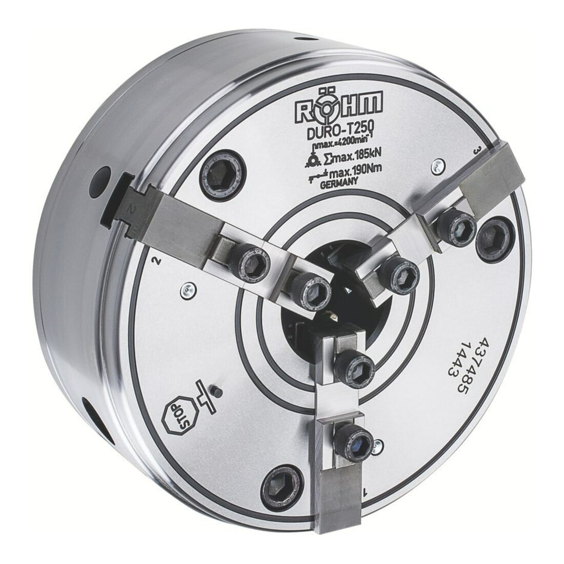 RÖHM DURO-T 500, KK 15, ISO702 2, Camlock, Grundbacken