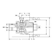 RÖHM Einbauspannsatz DIN69893-HSK-C80-4