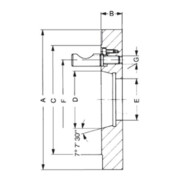 RÖHM Flutterflansch KKC4 KP AD250 STAHL-4