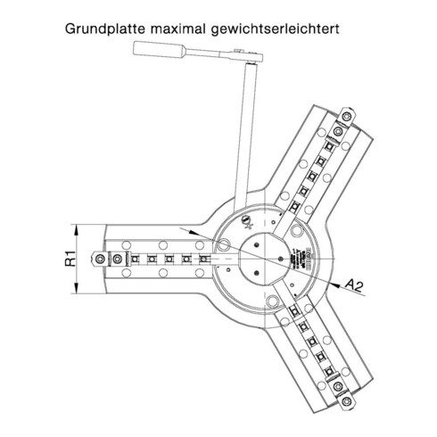 RÖHM Futter DURO-TA XT 1250- 500/3 ZA100 OD