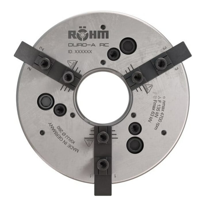 RÖHM Kraftspannfutter DURO-A RC 400/3 KK11 M138X2 FD128 KH34 BH9,3