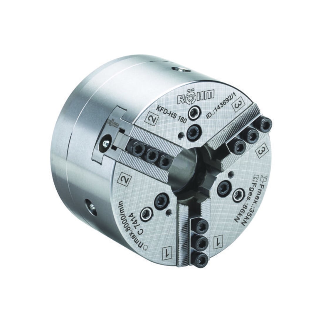 RÖHM Kraftspannfutter KFD- 110/3HS KV K 4/26