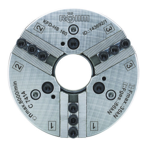 RÖHM Kraftspannfutter KFD- 160/3HS 1/16 ZA140