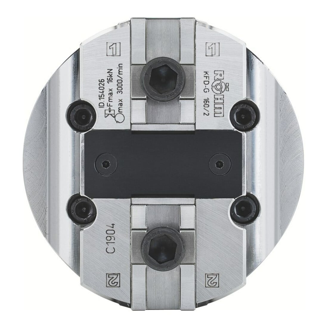 RÖHM Kraftspannfutter KFD- 200/2G 1/16 ZA185