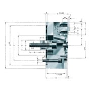 RÖHM Kraftspannfutter KFD- 315/3 KV ZA220-2