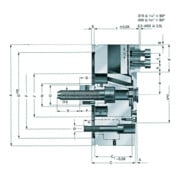 RÖHM Kraftspannfutter KFD- 400/3 3/32 ZA300 M24-4